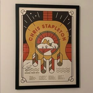 Chris Stapleton Signed Show Poster